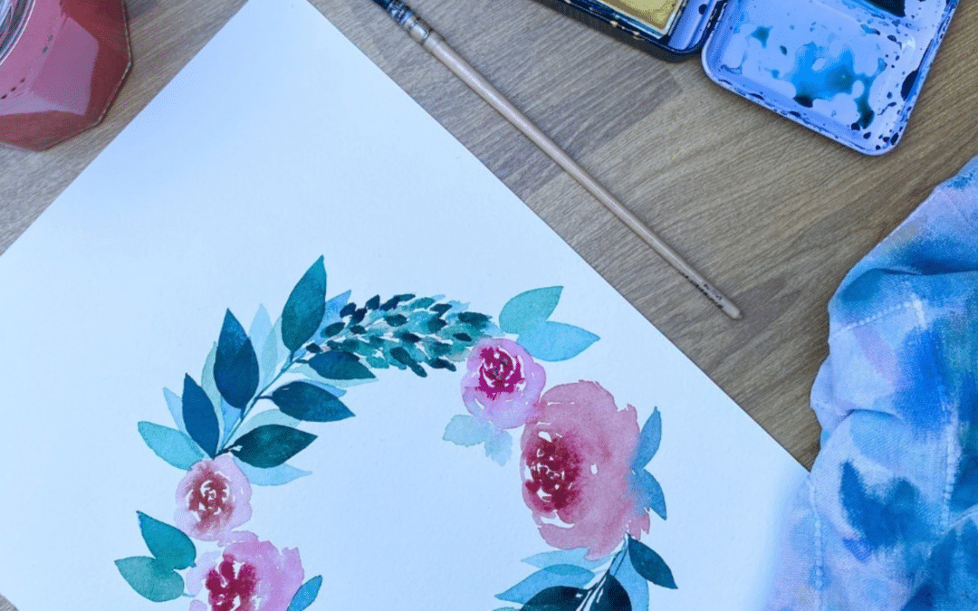 Atelier d’aquarelle et brunch – Couronne de fleurs