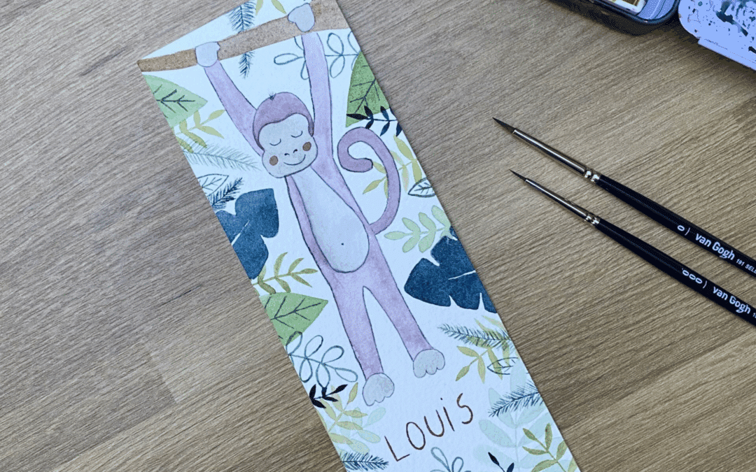 Atelier d’aquarelle – Thème Jungle