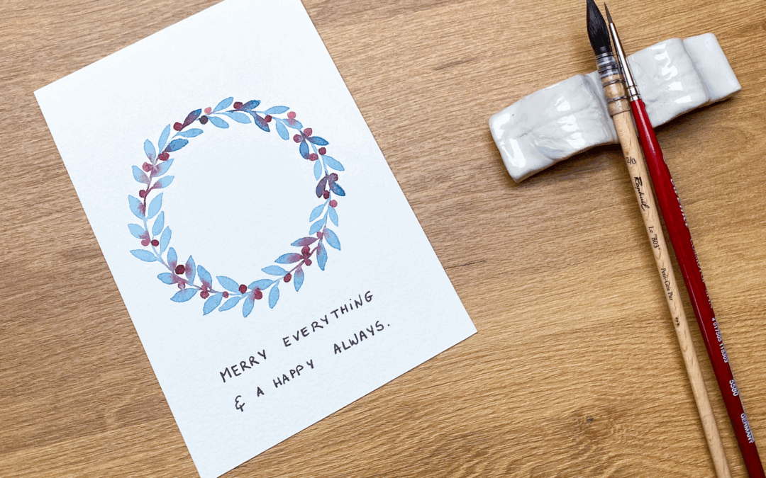 Cartes d’anniversaire à l’aquarelle