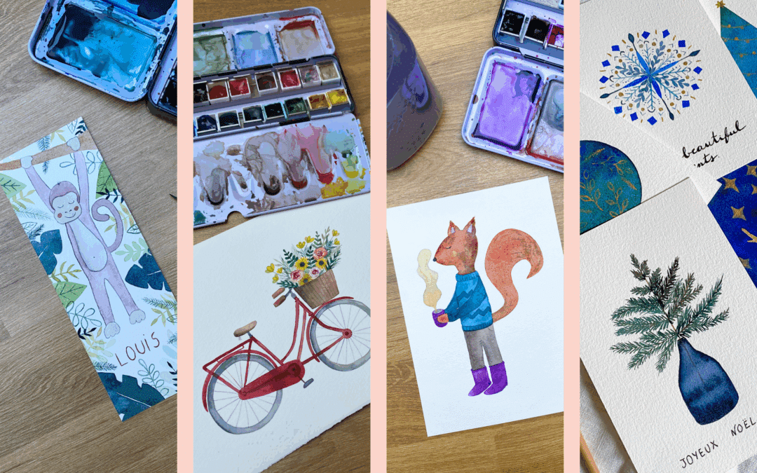Cycle de 4 ateliers d’aquarelle