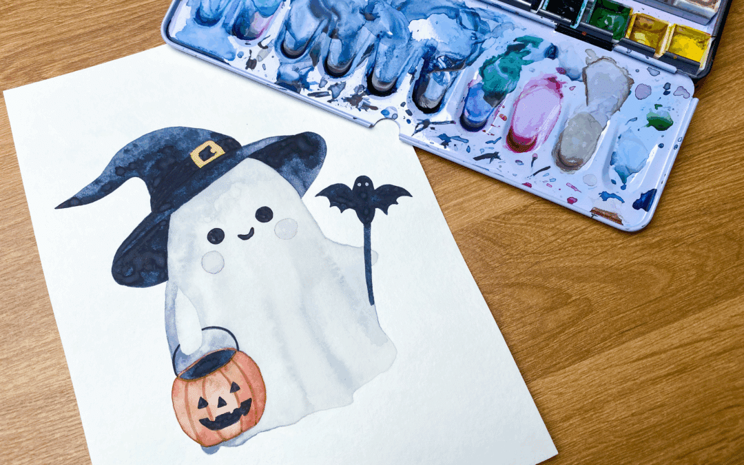 Atelier d’aquarelle en duo enfant/adulte – Halloween