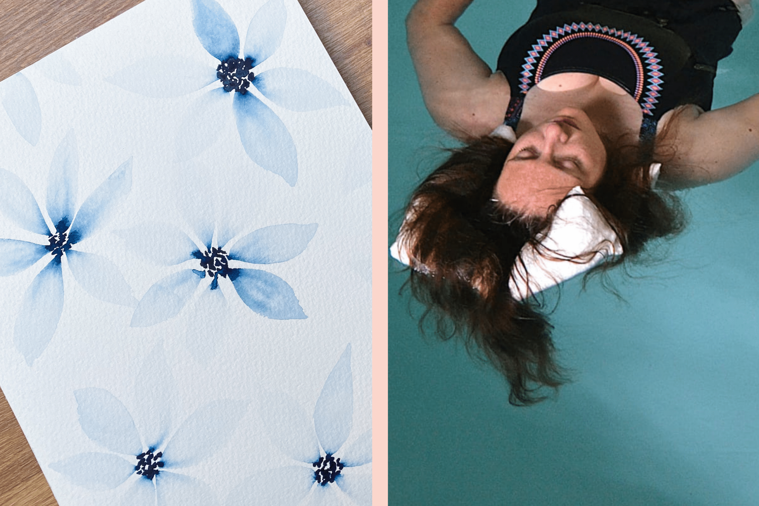 Atelier aquarelle et relaxation aquatique