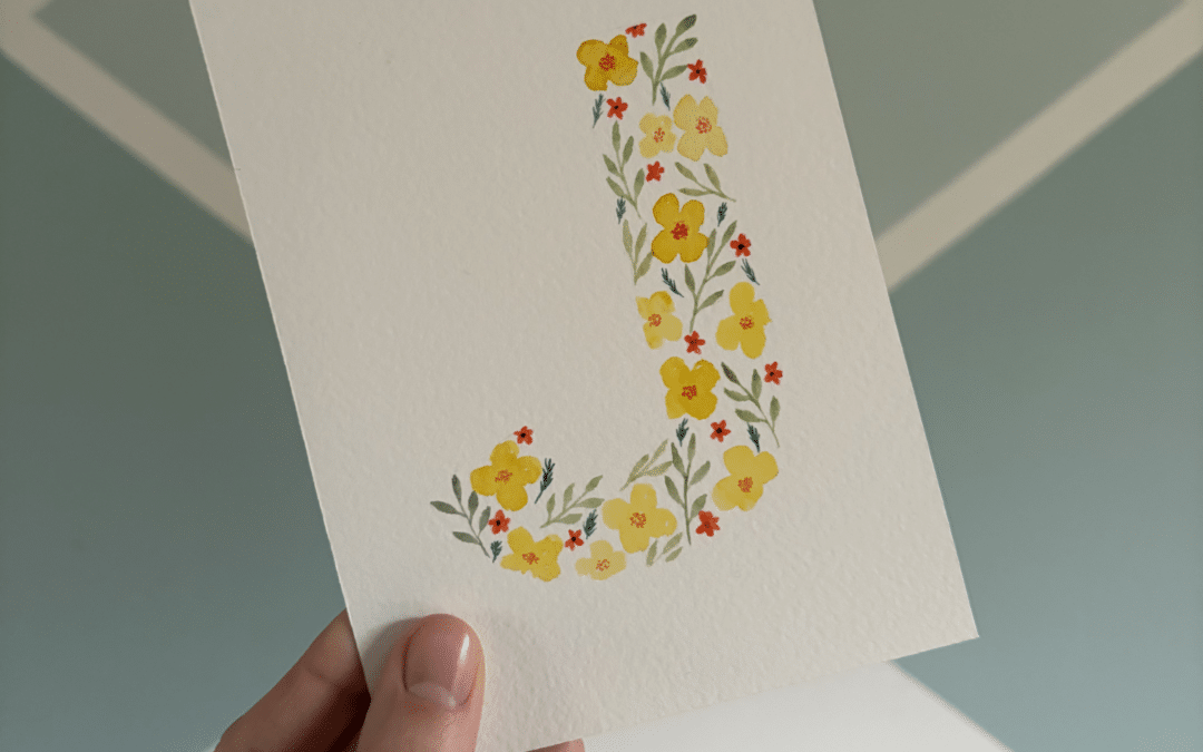 Monogramme fleuri + Brunch