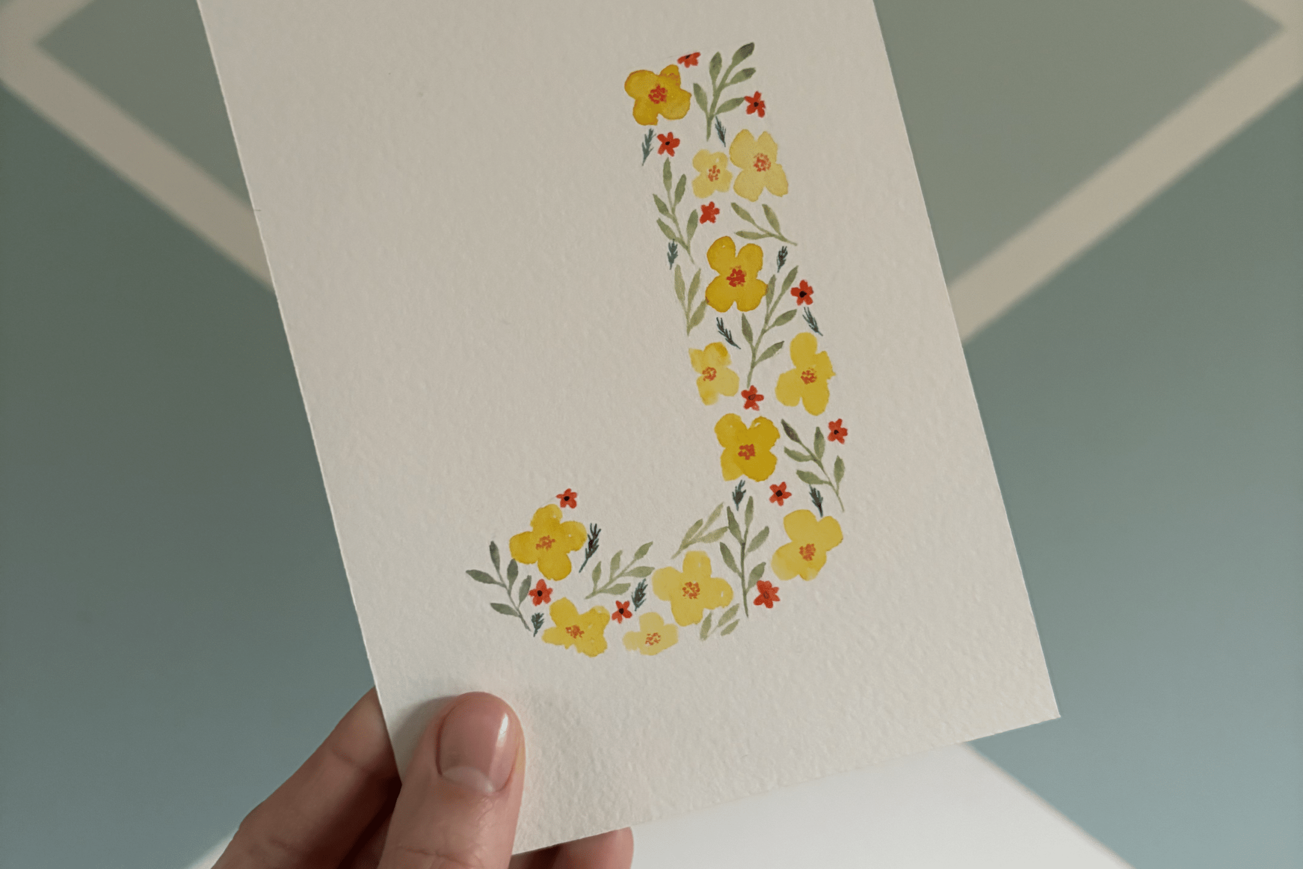 fleurs et végétaux aquarelle